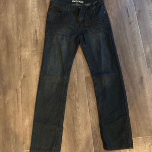 DKNY jeans. / navy with smile marks